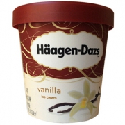 Häagen·Dazs 哈根达斯 香草口味 冰淇淋 392g*2件+哈根达斯 脆皮冰淇淋 69g 120.4元包邮（双重优惠）