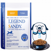LEGEND SANDY 蓝氏 宠物狗粮 牛肉海洋鱼犬粮 4.08  65元包邮