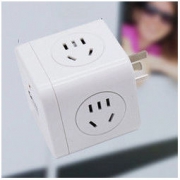 ROTOR 劳特 魔方插座 一转三 不带USB 15元包邮（需用券）