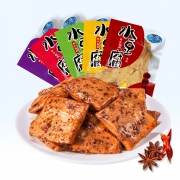 奇分享 麻辣豆干 500g *2件 12.8元包邮（双重优惠）