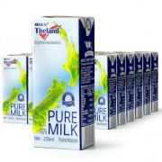 88VIP：Theland 纽仕兰 全脂牛奶 250ml 24盒 普通装 *3件 133.81元（双重优惠）