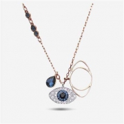 Swarovski 施华洛世奇 恶魔之眼系列 幸运守护吊坠 项链 镀玫瑰金色 5172560