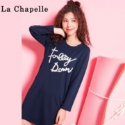 La Chapelle 拉夏贝尔 60004896 字母绣连衣裙  34.9元包邮
