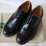 限UK6.5码，Clarks 其乐 男士Curington Wing雕花正装皮鞋