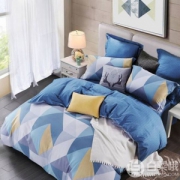 2019新品，水星家纺  克莱特 全棉印花四件套 1.2m~1.8m