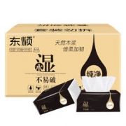 顺清柔 纯净版抽纸 3层120抽*20包（190*123mm）*4件