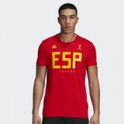 adidas 阿迪达斯 SPAIN CW1984 男子足球短袖