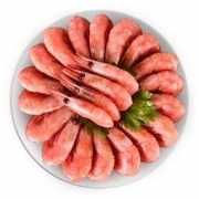今锦上 冷冻麻辣北极甜虾 550g *6件