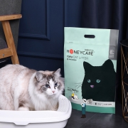 Honeycare 净味小颗粒豆腐猫砂 6L  券后14.9元