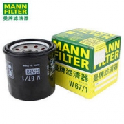 MANN 曼牌 W67/1 机油滤清器 14.5元包邮（需用券）