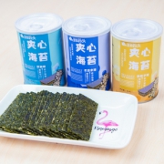 坚果码头海苔夹心海苔罐装宝宝零食