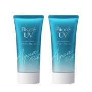 23日10点：Biore 碧柔 多效水润防晒乳 SPF50 PA++++ 50g 2019版*2支装 87元包邮（前1小时）