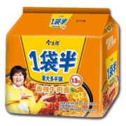 今麦郎 一袋半香辣牛肉面 144g*5袋 *2件