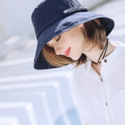 THANTRUE 真享 202121P608B 女士防晒遮阳渔夫帽 *2件 108元包邮（合54元/件，需用券）