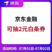 京东金融 2元白条券
