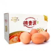 DQY ECOLOGICAL 德青源 德青源A+鲜鸡蛋礼盒 64枚 59.9元包邮（需用券）