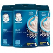 88VIP：Gerber 嘉宝 1段大米米粉 227g*3 86.4元包邮包税