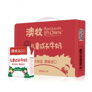 澳牧儿童成长牛奶整箱18盒 券后￥143