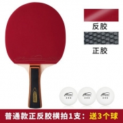 韦伯 乒乓球拍 单只（送3个球） 5.9元包邮（需用券）