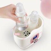 京东PLUS会员：Bear小熊NNQ-A02B1家用多功能智能双奶瓶温奶器白色+凑单品