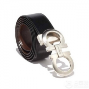 官网￥3600，Salvatore Ferragamo 菲拉格慕 男士双面牛皮腰带 675542