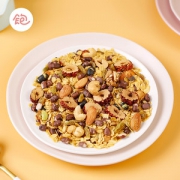 王饱饱 无蔗糖坚果红枣燕麦片500g 4.9高分 29.9元包邮 原价50元