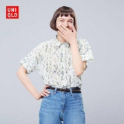 UNIQLO 优衣库 416358 SSanderson 女士印花衬衫