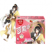 京东PLUS会员：WALL‘S 和路雪 草莓口味 可爱多甜筒 6支装 402g 88.87元（多重优惠）