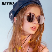 ￥59 beyou2019新款偏光圆脸大脸墨镜