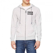 限M码，Scotch & SODA AMS blauw 男式经典拉链连帽衫