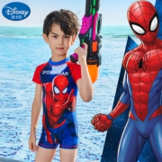 14点开始：DISNEY 迪士尼 漫威系列 蜘蛛侠 男童连体泳衣 69元