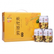 福仁缘 枇杷原浆饮料 245ml*12听 *4件