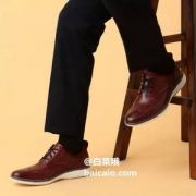 25.5cm码，Rockport 乐步 DresSports 2系列 35周年限定版 男士烤花正装牛津鞋