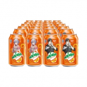 美年达 橙味碳酸饮料 330ml*24罐*2件 70.24元包邮