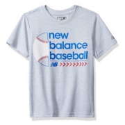 限18/20码，New Balance 新百伦 男大童速干短袖T恤