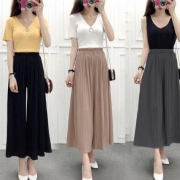 赵朵朵 女士百褶阔腿裤