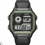 CASIO 卡西欧 AE-1200WH-1B 户外运动防水男士电子手表 199元（需用券）