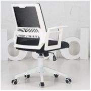 Hbada 黑白调 HDNY137 电脑椅 白色