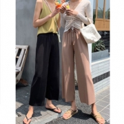 伊涵 ZJ123 女士针织阔腿裤 22.8元包邮（需用券）