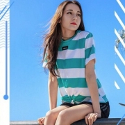 迪丽热巴同款 didas NEO 阿迪达斯 休闲系列 W CS TSHIRT DW7767 女士运动T恤 139元包邮