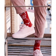 Stance 合作款涂鸦潮袜 M546C18BAS-RED 立减4，到手只需145