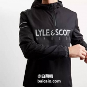 L码，Lyle & Scott 苏格兰金鹰 男士轻量连帽运动夹克JK1064