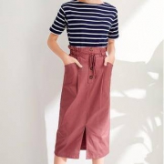 30日0点：GU 极优 315670 女士腰带花边半身裙