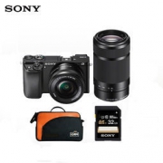SONY 索尼 ILCE-6000L（E 16-50mm f/3.5-5.6+E 55-210mm f/4.5-6.3）APS-C画幅无反相机套机 4588元包邮