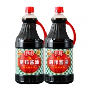 厨邦酱油 1.63L*2桶                                                 *2件 68.22元包邮（前1小时）