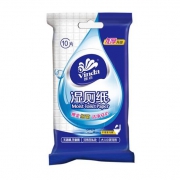 凑单品：Vinda 维达  湿厕纸 便携装 10片 1元