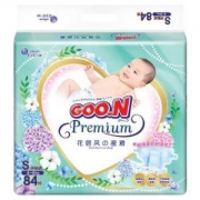 京东PLUS会员：大王GOO.N婴儿尿裤花信风环贴系列S84片*3件