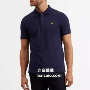 S码，Lyle & Scott  苏格兰金鹰 SportSS 男士吸湿速干修身Polo衫