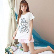 姚花妃 女士短袖家居服套装 M-2XL码