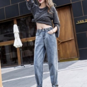 ￥54 2019夏天薄款牛仔裤女九分